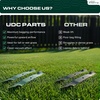 image:imageUDC Parts 110656803 Mower Blades Replacement for Toro 42 Inch TimeCutter 74380 74360 74363 74633 74624 74625 74628 74627 74626 74636 1106568 Lawn Boy Z330LX 110185703 Exmark  2 Pack Medium Lift1778  Round 58