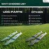 image:imageUDC Parts 406712 Mower Blades Replacement for Husqvarna 21 Inch 532406712 594893001 165833 532165833 532175052 175052 532175064 532189028 539111878 Craftsman CMXGZAM100129 Poulan  2 Pack Medium Lift