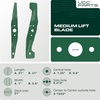 image:imageUDC Parts 72531VH7000 72511VL0S00 Upper amp Lower Mower Blades Set Replacement for Honda 21 Inch HRR216K9 HRR216K10 HRR216K11 PKAA VKAA VLAA VYAAMulching