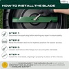 image:imageUDC Parts AB2100 Mower Blade Replacement for EGO Power 21 Inch LM2100 LM2100SP LM2140SP LM2101 LM2102SP LM2142SP 21 Electric Lawn MowersMedium Lift