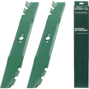image:imageUDC Parts 110656803 Mower Blades Replacement for Toro 42 Inch TimeCutter 74380 74360 74363 74633 74624 74625 74628 74627 74626 74636 1106568 Lawn Boy Z330LX 110185703 Exmark  2 Pack Medium Lift1538  Round 58