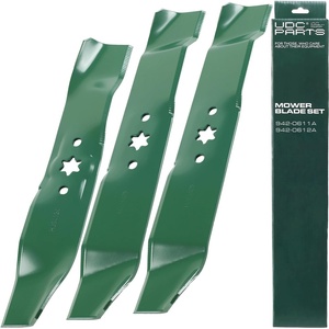 image:imageUDC Parts 110656803 Mower Blades Replacement for Toro 42 Inch TimeCutter 74380 74360 74363 74633 74624 74625 74628 74627 74626 74636 1106568 Lawn Boy Z330LX 110185703 Exmark  2 Pack Medium Lift1614  6 pt star