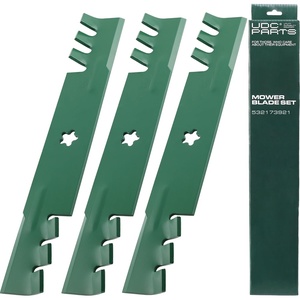 image:imageUDC Parts 110656803 Mower Blades Replacement for Toro 42 Inch TimeCutter 74380 74360 74363 74633 74624 74625 74628 74627 74626 74636 1106568 Lawn Boy Z330LX 110185703 Exmark  2 Pack Medium Lift1658  5 pt star