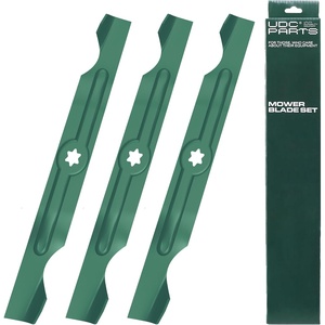 image:imageUDC Parts 74204056 Mower Blades Replacement for Cub Cadet 50 Inch i1050 SLT1550 94204056 RZT50 LT1050 RZT22 LTX1050KH LTX1050KW 94204056C 94204056A Troy Bilt White Outdoor  3 Pack High Lift