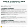 image:imageUDC Parts 1084071 1058783 Deck Belt Replacement for Toro Z Master 60 Inch1012L x 05W
