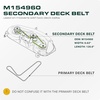 image:imageUDC Parts 1084071 1058783 Deck Belt Replacement for Toro Z Master 60 Inch1206L x 063W