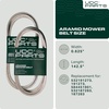 image:imageUDC Parts 1084071 1058783 Deck Belt Replacement for Toro Z Master 60 Inch1425L x 0625W