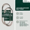 image:imageUDC Parts 1084071 1058783 Deck Belt Replacement for Toro Z Master 60 Inch1435L x 063W
