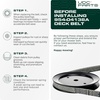 image:imageUDC Parts 1084071 1058783 Deck Belt Replacement for Toro Z Master 60 Inch143L x 063W