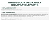 image:imageUDC Parts 1084071 1058783 Deck Belt Replacement for Toro Z Master 60 Inch1475L x 0625W