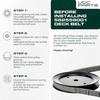 image:imageUDC Parts 1084071 1058783 Deck Belt Replacement for Toro Z Master 60 Inch1475L x 0625W