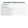 image:imageUDC Parts 1084071 1058783 Deck Belt Replacement for Toro Z Master 60 Inch1806L x 063W