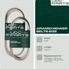 image:imageUDC Parts 1084071 1058783 Deck Belt Replacement for Toro Z Master 60 Inch19875L x 063W