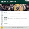 image:imageUDC Parts 1084071 1058783 Deck Belt Replacement for Toro Z Master 60 Inch283L x 075W