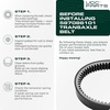 image:imageUDC Parts 1084071 1058783 Deck Belt Replacement for Toro Z Master 60 Inch283L x 075W