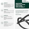 image:imageUDC Parts 1084071 1058783 Deck Belt Replacement for Toro Z Master 60 Inch508L x 05W