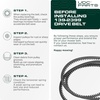 image:imageUDC Parts 1084071 1058783 Deck Belt Replacement for Toro Z Master 60 Inch6063L x 05W