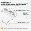 image:imageUDC Parts 1084071 1058783 Deck Belt Replacement for Toro Z Master 60 Inch656L x 05W