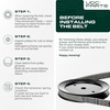 image:imageUDC Parts 1084071 1058783 Deck Belt Replacement for Toro Z Master 60 Inch709L x 0656W