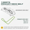 image:imageUDC Parts 1084071 1058783 Deck Belt Replacement for Toro Z Master 60 Inch83L x 05W