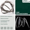 image:imageUDC Parts 1084071 1058783 Deck Belt Replacement for Toro Z Master 60 Inch90L x 05W