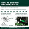 image:imageUDC Parts 1084071 1058783 Deck Belt Replacement for Toro Z Master 60 Inch965L x 05W