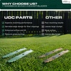 image:imageUDC Parts 94204385 Mower Blade Replacement for Troy Bilt TB30 TB30R 301538  Round 58