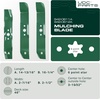 image:imageUDC Parts 94204385 Mower Blade Replacement for Troy Bilt TB30 TB30R 301614  6 pt star