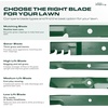 image:imageUDC Parts 94204385 Mower Blade Replacement for Troy Bilt TB30 TB30R 301634  5 pt star