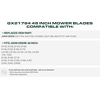 image:imageUDC Parts 94204385 Mower Blade Replacement for Troy Bilt TB30 TB30R 3017  7 pt star