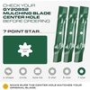 image:imageUDC Parts 94204385 Mower Blade Replacement for Troy Bilt TB30 TB30R 3017  7 pt star