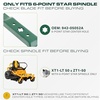 image:imageUDC Parts 94204385 Mower Blade Replacement for Troy Bilt TB30 TB30R 301714  6 pt star 3