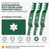 image:imageUDC Parts 94204385 Mower Blade Replacement for Troy Bilt TB30 TB30R 30175764  6 pt star