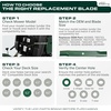 image:imageUDC Parts 94204385 Mower Blade Replacement for Troy Bilt TB30 TB30R 301778  Round 58