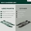 image:imageUDC Parts 94204385 Mower Blade Replacement for Troy Bilt TB30 TB30R 3019516  6 pt star 212