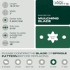 image:imageUDC Parts 94204385 Mower Blade Replacement for Troy Bilt TB30 TB30R 3019516  6 pt star 212