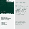 image:imageUDC Parts 94204385 Mower Blade Replacement for Troy Bilt TB30 TB30R 302101  5 pt star