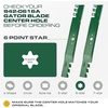 image:imageUDC Parts 94204385 Mower Blade Replacement for Troy Bilt TB30 TB30R 3021316  6 pt star 212