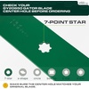 image:imageUDC Parts 94204385 Mower Blade Replacement for Troy Bilt TB30 TB30R 302138  7 pt star